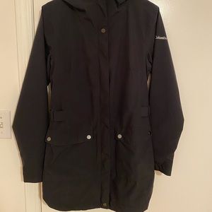 Columbia long rain jacket - size small